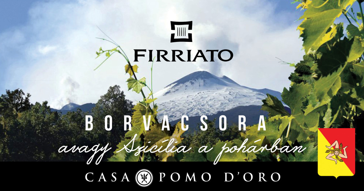 Firriato borvacsora - Szicília egy pohárban